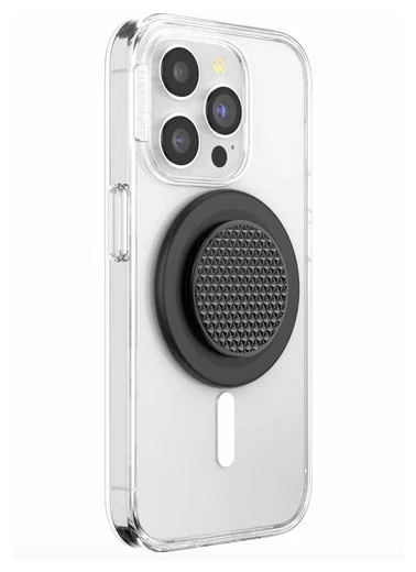 PopSockets PopGrip voor MagSafe Greep en Standaard Traingle Knurl Zwart afbeelding 2