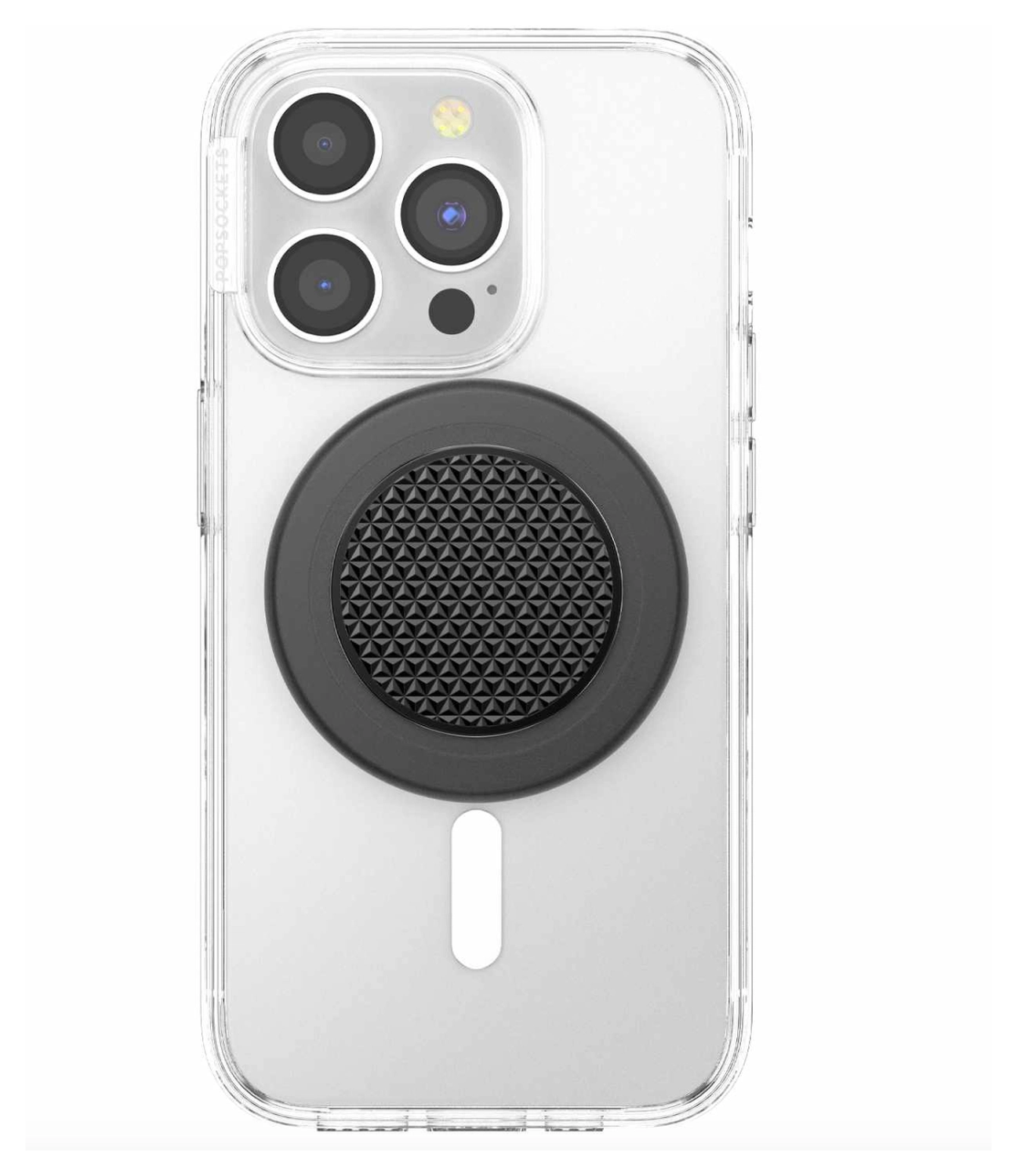 PopSockets PopGrip voor MagSafe Greep en Standaard Traingle Knurl Zwart afbeelding 5