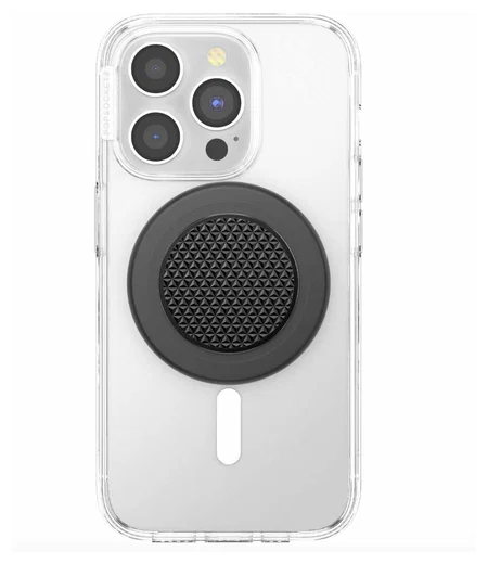 PopSockets PopGrip voor MagSafe Greep en Standaard Traingle Knurl Zwart afbeelding 5