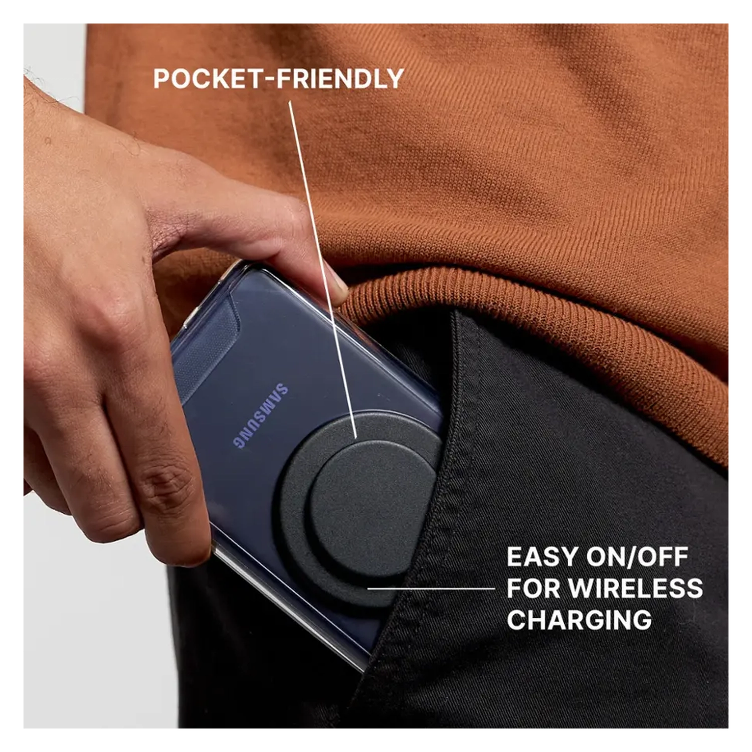 PopSockets PopGrip voor MagSafe Greep en Standaard Coconut Creme afbeelding 7