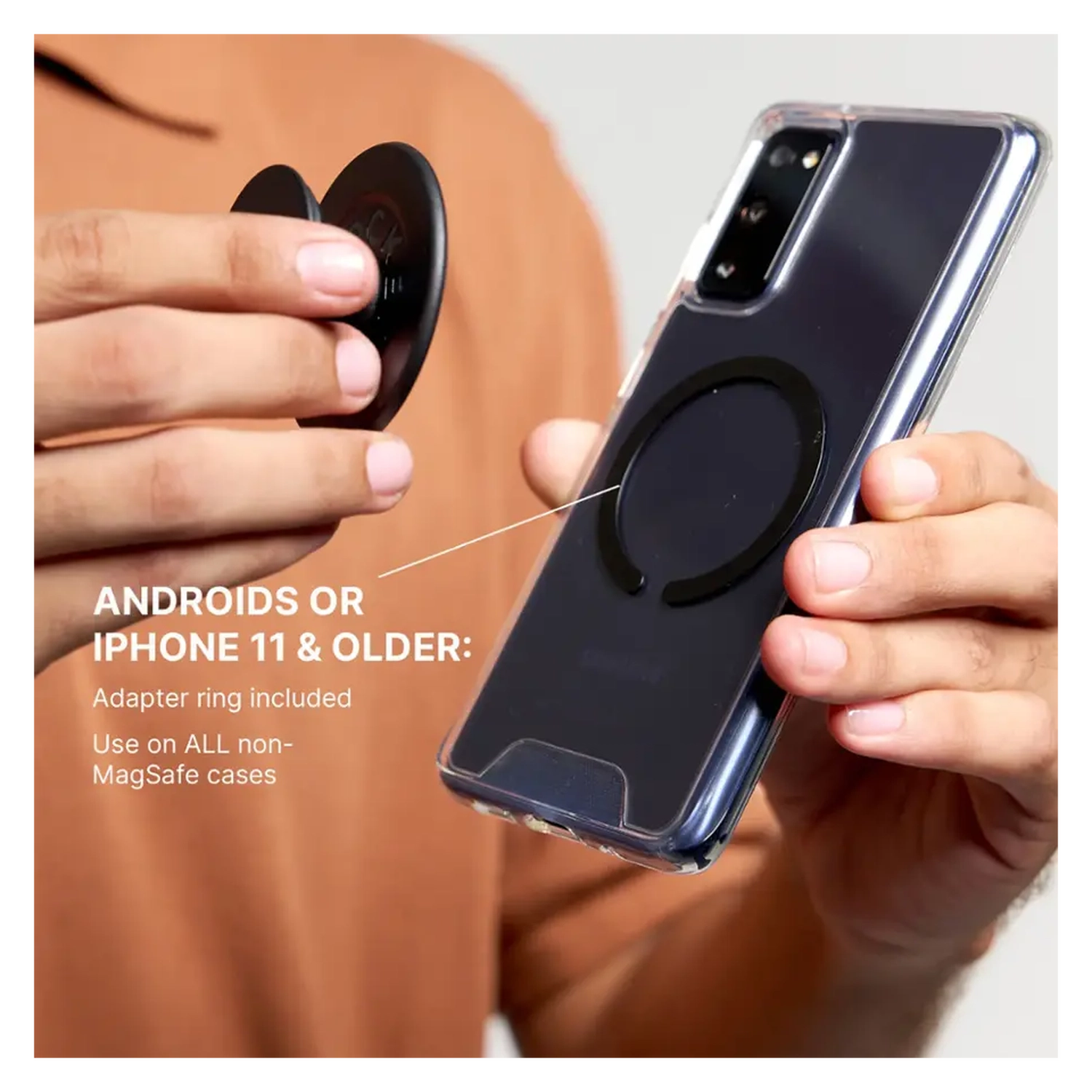 PopSockets PopGrip voor MagSafe Greep en Standaard Coconut Creme afbeelding 8