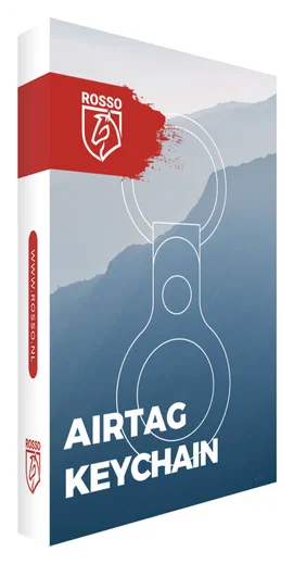 Rosso Deluxe Apple AirTag Sleutelhanger Echt Leer Hoesje 2-Pack Bruin afbeelding 11