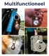 Rosso Deluxe Apple AirTag Sleutelhanger Echt Leer Hoesje 2-Pack Bruin afbeelding 5