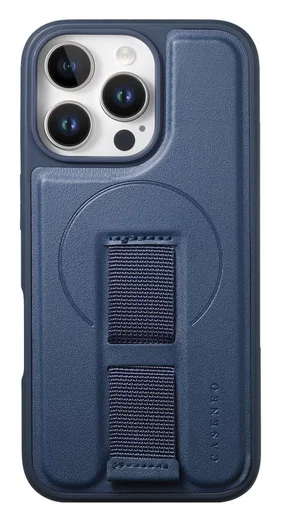 Apple iPhone 14 Pro MagSafe Hoesje met Polsband Blauw afbeelding 2