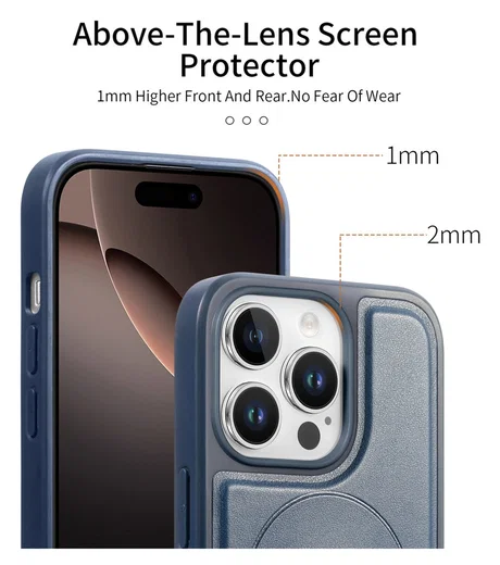 Apple iPhone 14 Pro MagSafe Hoesje met Polsband Blauw afbeelding 3
