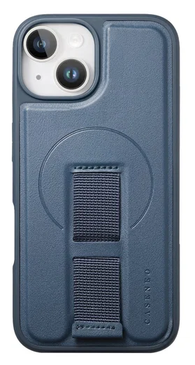 Apple iPhone 15 MagSafe Hoesje met Polsband Blauw afbeelding 2