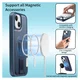 Apple iPhone 15 MagSafe Hoesje met Polsband Blauw afbeelding 3