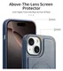 Apple iPhone 15 MagSafe Hoesje met Polsband Blauw afbeelding 4