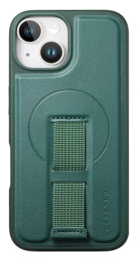 Apple iPhone 15 MagSafe Hoesje met Polsband Groen afbeelding 2