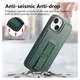 Apple iPhone 15 MagSafe Hoesje met Polsband Groen afbeelding 6