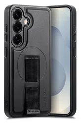 Samsung Galaxy S24 / S25 MagSafe Hoesje met Polsband Zwart afbeelding