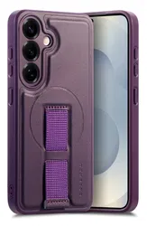 Samsung Galaxy S24 / S25 MagSafe Hoesje met Polsband Paars afbeelding