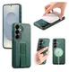 Samsung Galaxy S24 / S25 MagSafe Hoesje met Polsband Groen afbeelding 8