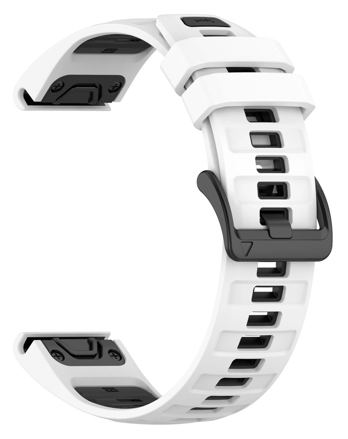 Universeel Garmin QuickFit 22MM Bandje Siliconen Gespsluiting Wit afbeelding 3