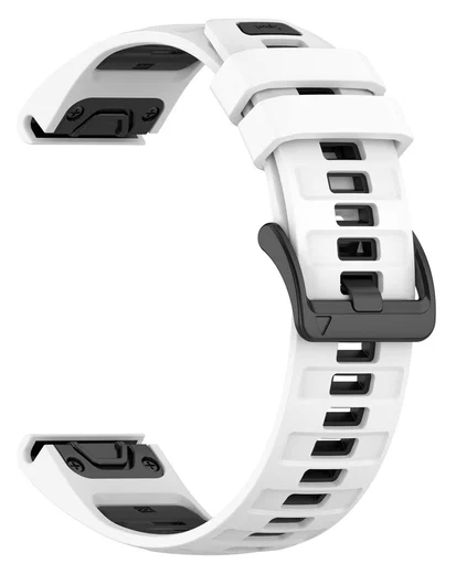Universeel Garmin QuickFit 22MM Bandje Siliconen Gespsluiting Wit afbeelding 3