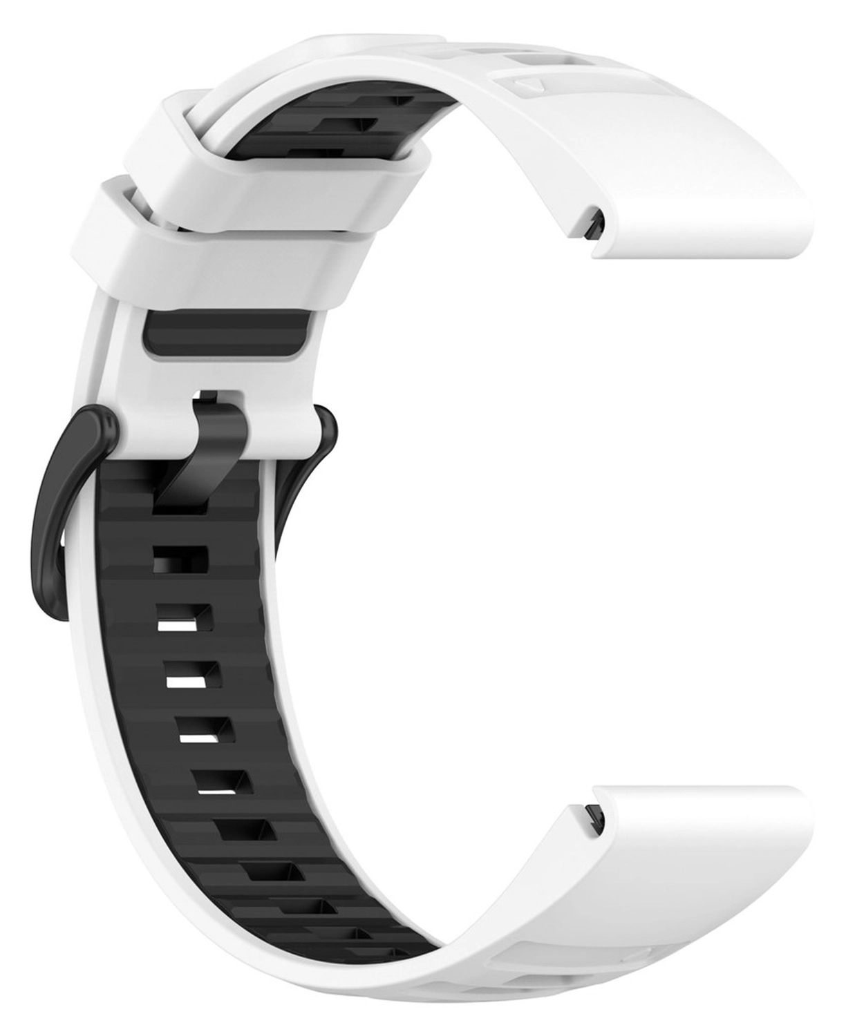 Universeel Garmin QuickFit 22MM Bandje Siliconen Gespsluiting Wit afbeelding 4