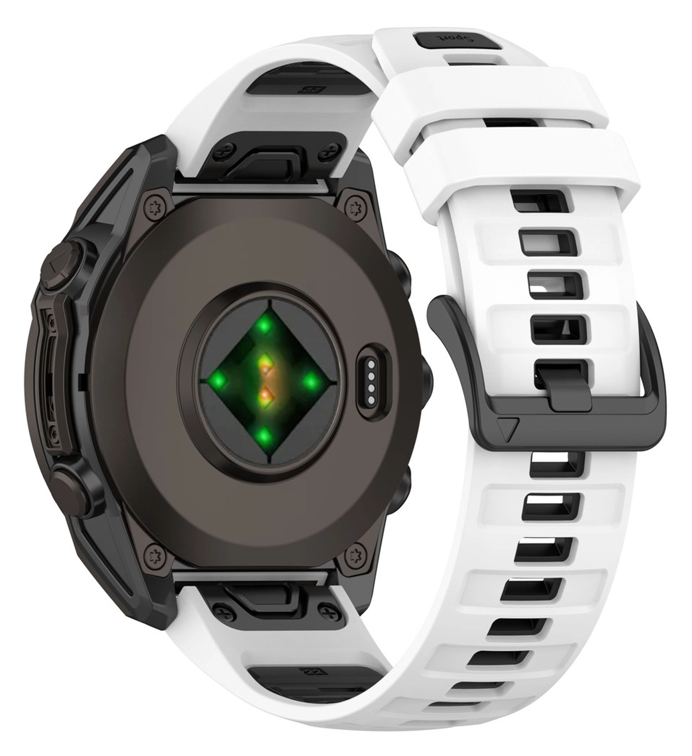 Universeel Garmin QuickFit 22MM Bandje Siliconen Gespsluiting Wit afbeelding 2