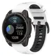 Universeel Garmin QuickFit 22MM Bandje Siliconen Gespsluiting Wit