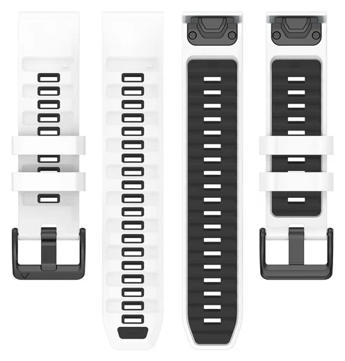 Universeel Garmin QuickFit 22MM Bandje Siliconen Gespsluiting Wit afbeelding 5