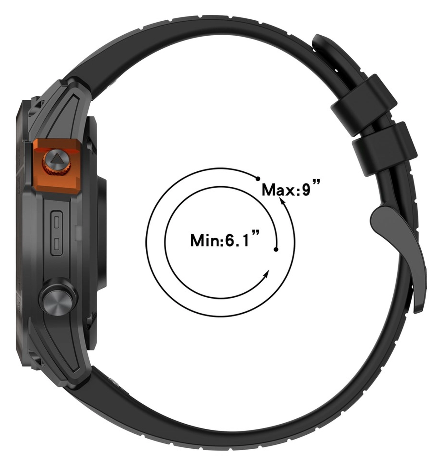 Universeel Garmin QuickFit 22MM Bandje Siliconen Gespsluiting Wit afbeelding 6