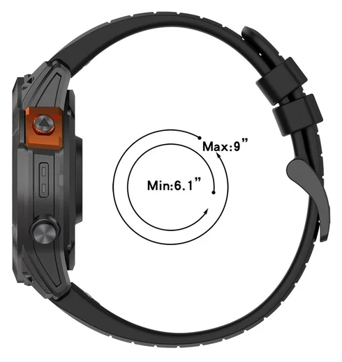 Universeel Garmin QuickFit 22MM Bandje Siliconen Gespsluiting Wit afbeelding 6