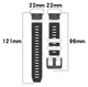Universeel Garmin QuickFit 22MM Bandje Siliconen Gespsluiting Wit afbeelding 7