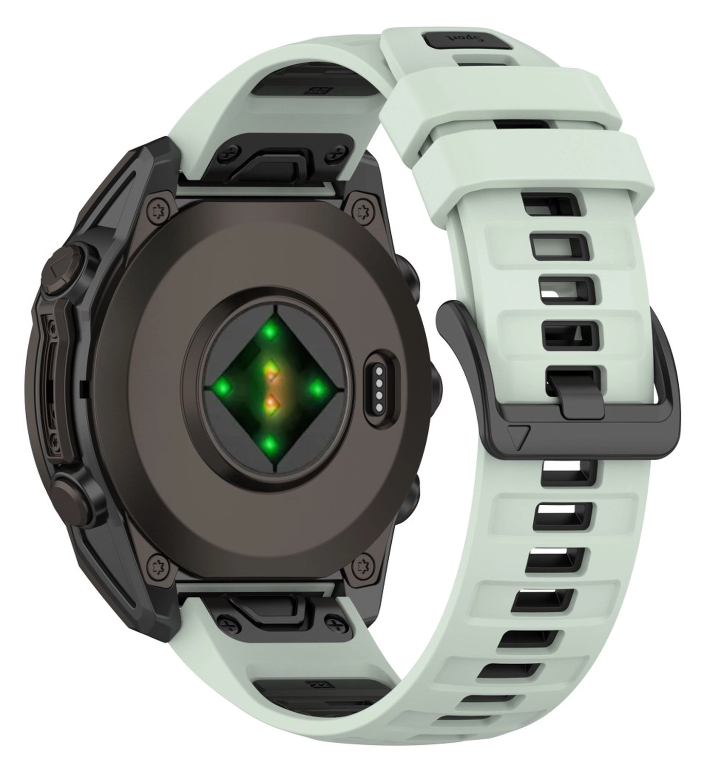 Universeel Garmin QuickFit 22MM Bandje Siliconen Gespsluiting Mint afbeelding 2