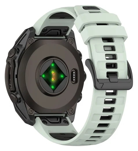 Universeel Garmin QuickFit 22MM Bandje Siliconen Gespsluiting Mint afbeelding 2