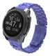 Universeel Garmin Quickfit 20MM Bandje Kunststof Blauw afbeelding 3