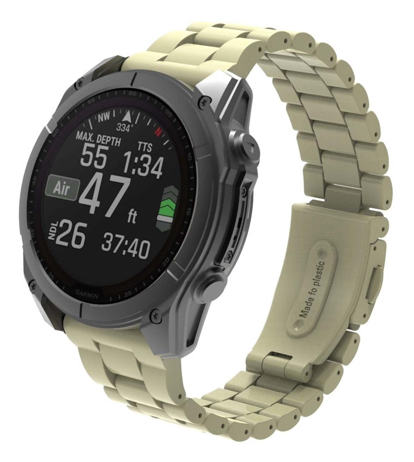 Universeel Garmin Quickfit 20MM Bandje Kunststof Groen afbeelding 3