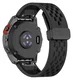 Universeel Garmin Quickfit 20MM Bandje met Gesp Siliconen Zwart
