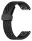 Universeel Garmin Quickfit 20MM Bandje met Gesp Siliconen Zwart afbeelding 2