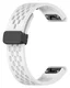 Universeel Garmin Quickfit 20MM Bandje met Gesp Siliconen Wit afbeelding 2