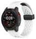 Universeel Garmin Quickfit 20MM Bandje met Gesp Siliconen Wit afbeelding 4