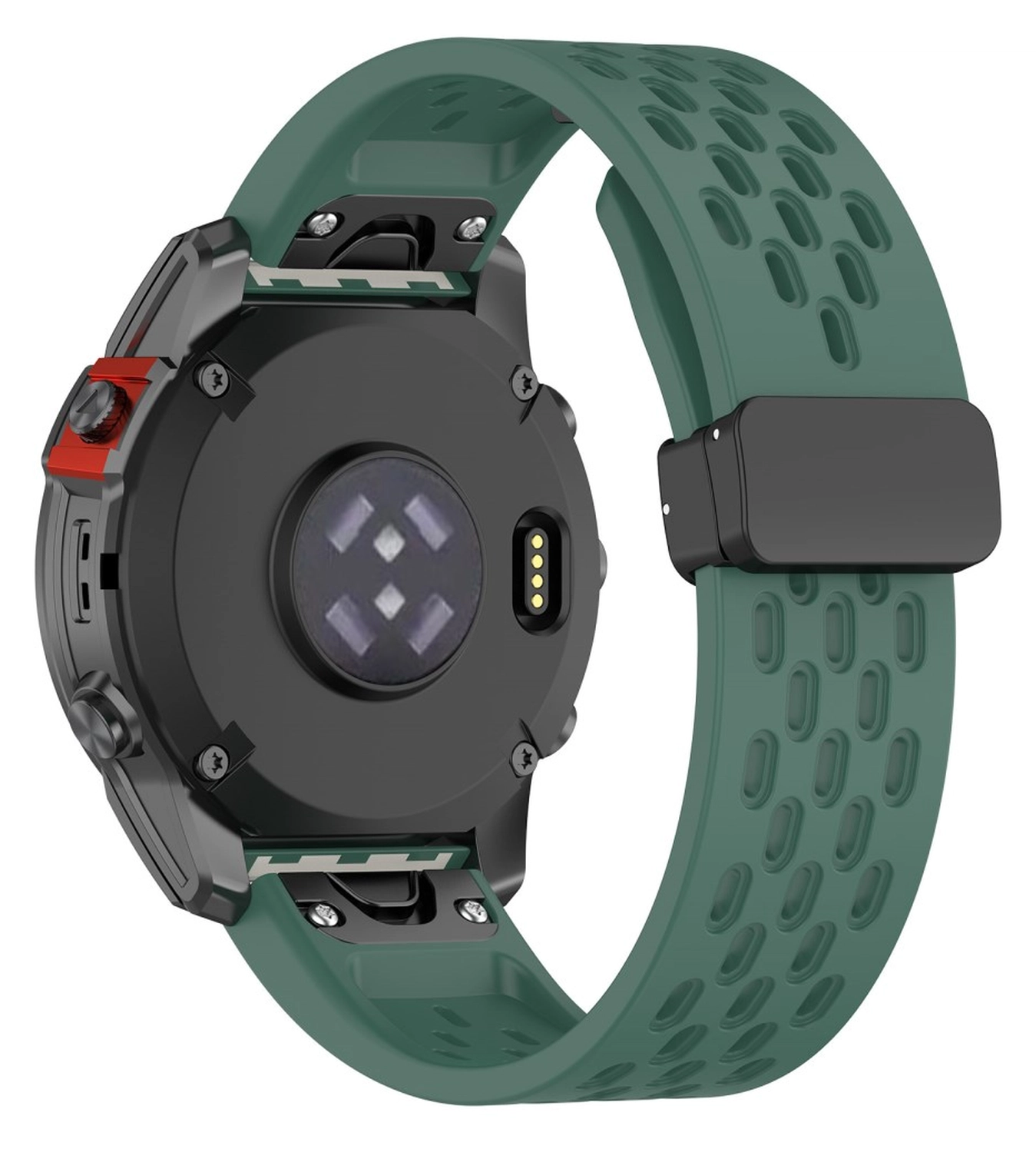 Universeel Garmin Quickfit 20MM Bandje met Gesp Siliconen Groen afbeelding 1