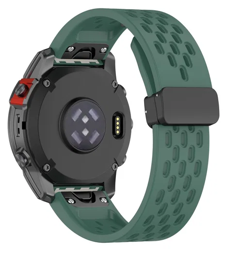 Universeel Garmin Quickfit 20MM Bandje met Gesp Siliconen Groen afbeelding 1
