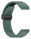 Universeel Garmin Quickfit 20MM Bandje met Gesp Siliconen Groen afbeelding 3