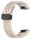Universeel Garmin Quickfit 20MM Bandje met Gesp Siliconen Beige afbeelding 2