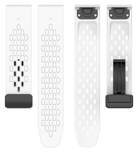 Universeel Garmin Quickfit 20MM Bandje met Gesp Siliconen Beige afbeelding 5