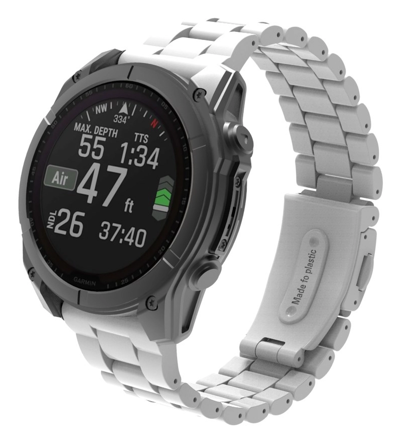 Universeel Garmin Quickfit 26MM Bandje Kunststof Wit afbeelding 3