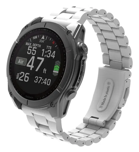Universeel Garmin Quickfit 26MM Bandje Kunststof Wit afbeelding 3