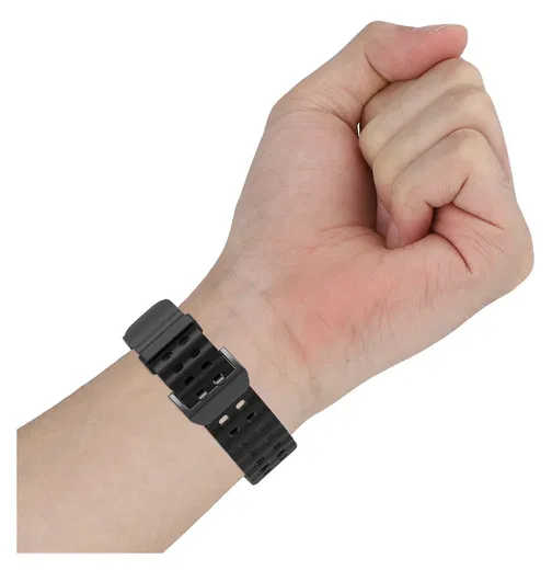 Universeel Garmin Quickfit 26MM Bandje met Gesp Silliconen Zwart afbeelding 5