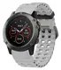 Universeel Garmin Quickfit 26MM Bandje met Gesp Silliconen Grijs afbeelding 4