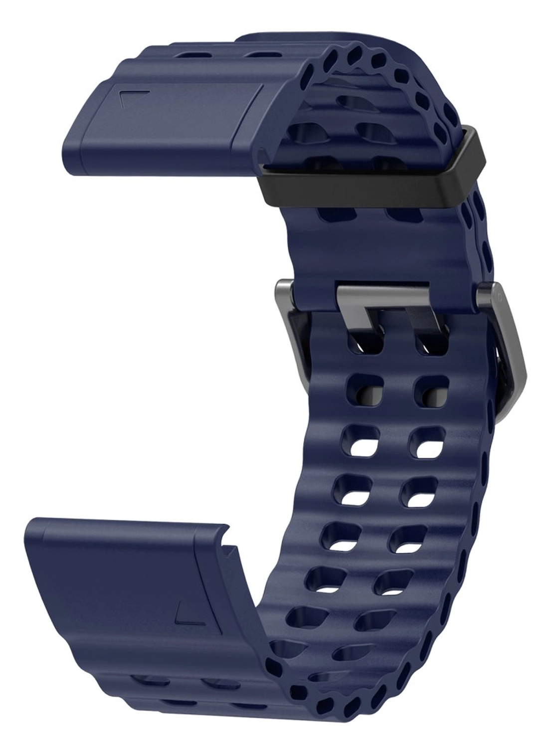 Universeel Garmin Quickfit 26MM Bandje met Gesp Silliconen Blauw afbeelding 3