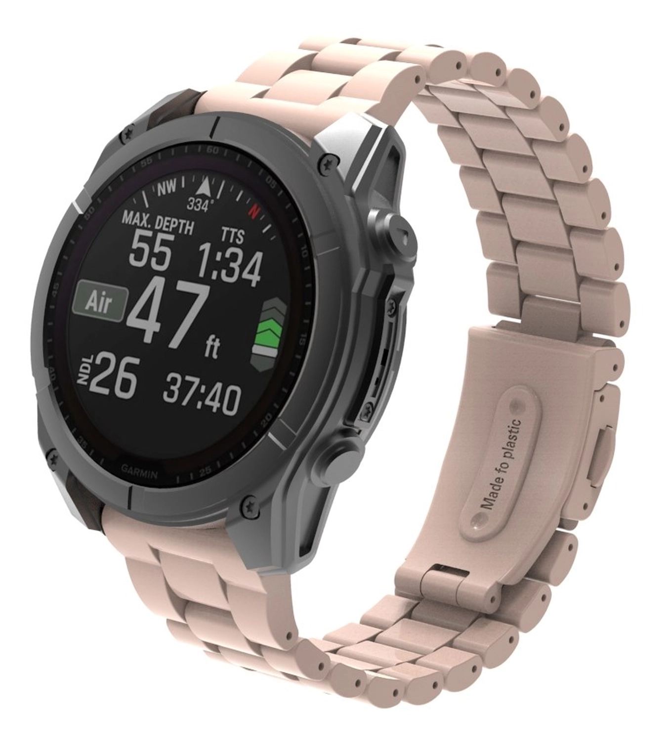 Universeel Garmin Quickfit 22MM Bandje Kunststof Roze afbeelding 3