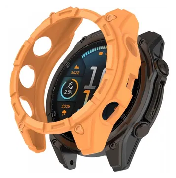 Garmin Fenix 8 43mm Hoesje - TPU Bumper Case - Oranje