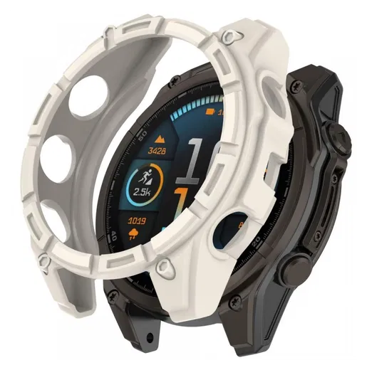 Garmin Fenix 8 43mm Hoesje - TPU Bumper Case - Beige afbeelding 1