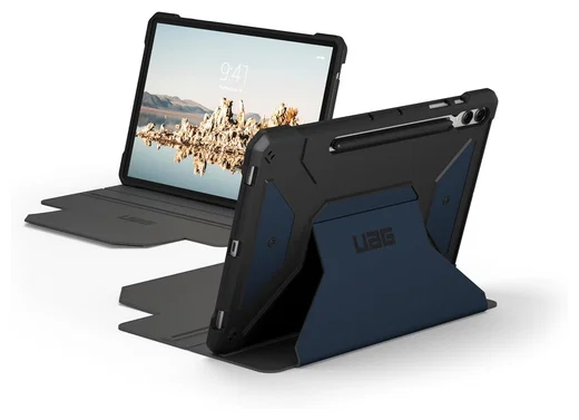 Urban Armor Gear Metropolis SE Samsung Galaxy Tab S9 Plus Hoes Book Case Mallard afbeelding 1