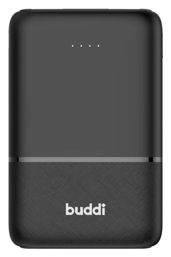 Buddi Go Powerbank USB-C Reisformaat Mini Compact 5.000 mAh Duo Pack Zwart afbeelding 10