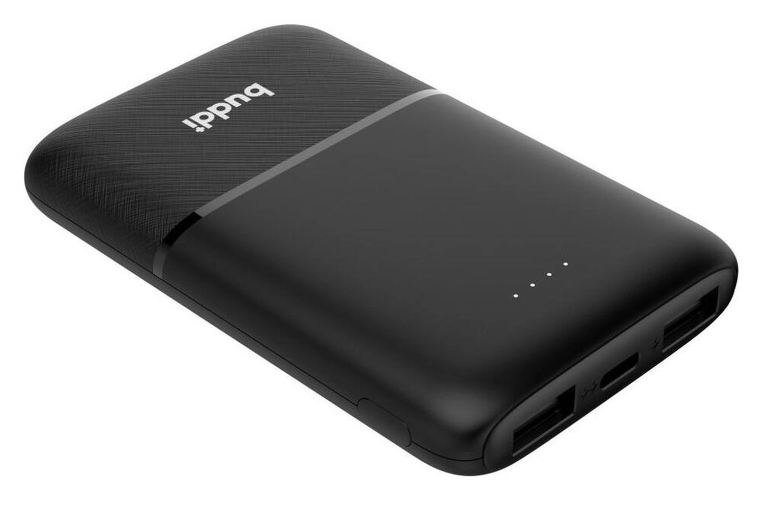 Buddi Go Powerbank USB-C Reisformaat Mini Compact 5.000 mAh Duo Pack Zwart afbeelding 11